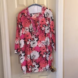 Saint Tropez West linen tunic